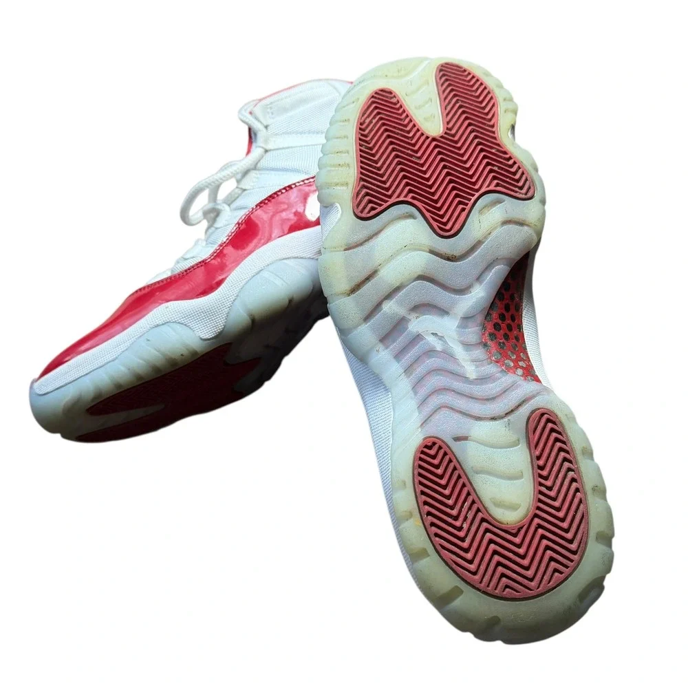 Air Jordan 11 Shoes Retro Cherry White Varsity Red CT8012-116 Mens Size 9.5 - Picture 5 of 7